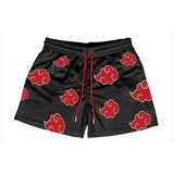Naruto Uchiha Itachi Men Women Beach Pants Anime Characters Summer Style Youth Creative Casual Shorts Home Pants Birthday Gifts