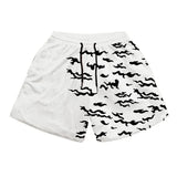 Anime Men's Gym Shorts 3D Printed Shorts Quick Dry Mesh Casual Board Shorts for Summer to Jogging Fitness Basketball