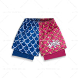 Anime Short Gyms Bilayer 2-in-1 Sports Shorts For Men Sweat-absorbent Quick-drying And Breathable Outdoor Sports Jogging Pants