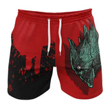 Japanese Anime Family Party Wear Street Fashion Fitness 3D Printed Beach Pants Short Sleeve Fitness Shorts